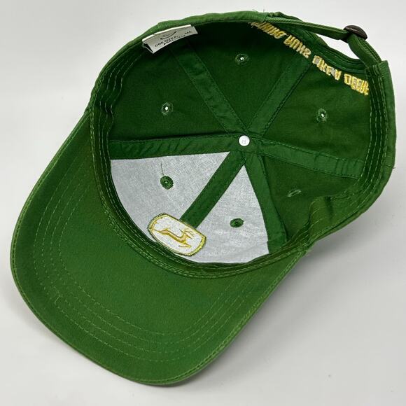John Deere Owners Edition Hat Baseball Cap Green Farmer Farm Tractor Strapback - Picture 4 of 12